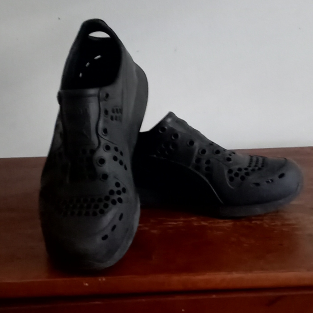 Black Puma RS100 Crocs sz 12